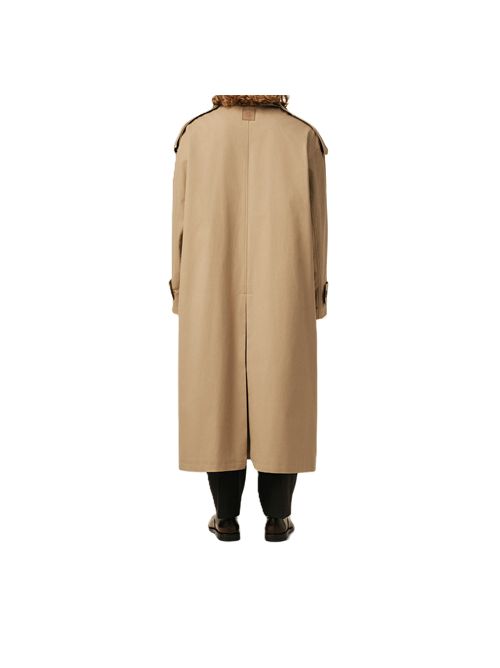 Trench coat in cotone beige Ami Paris | UCO934.CO0132A184 MASTICBEIGE